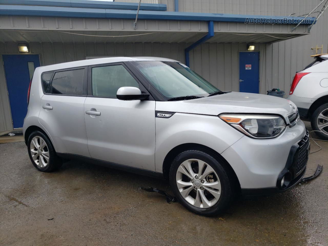 2016 Kia Soul + Серебряный vin: KNDJP3A58G7833946