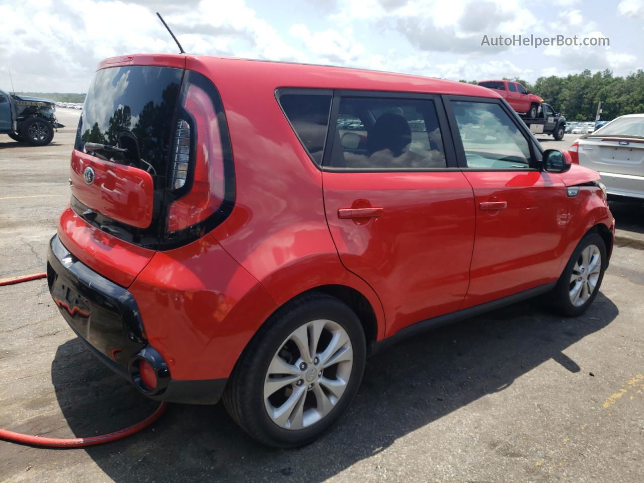 2016 Kia Soul + Red vin: KNDJP3A58G7863867