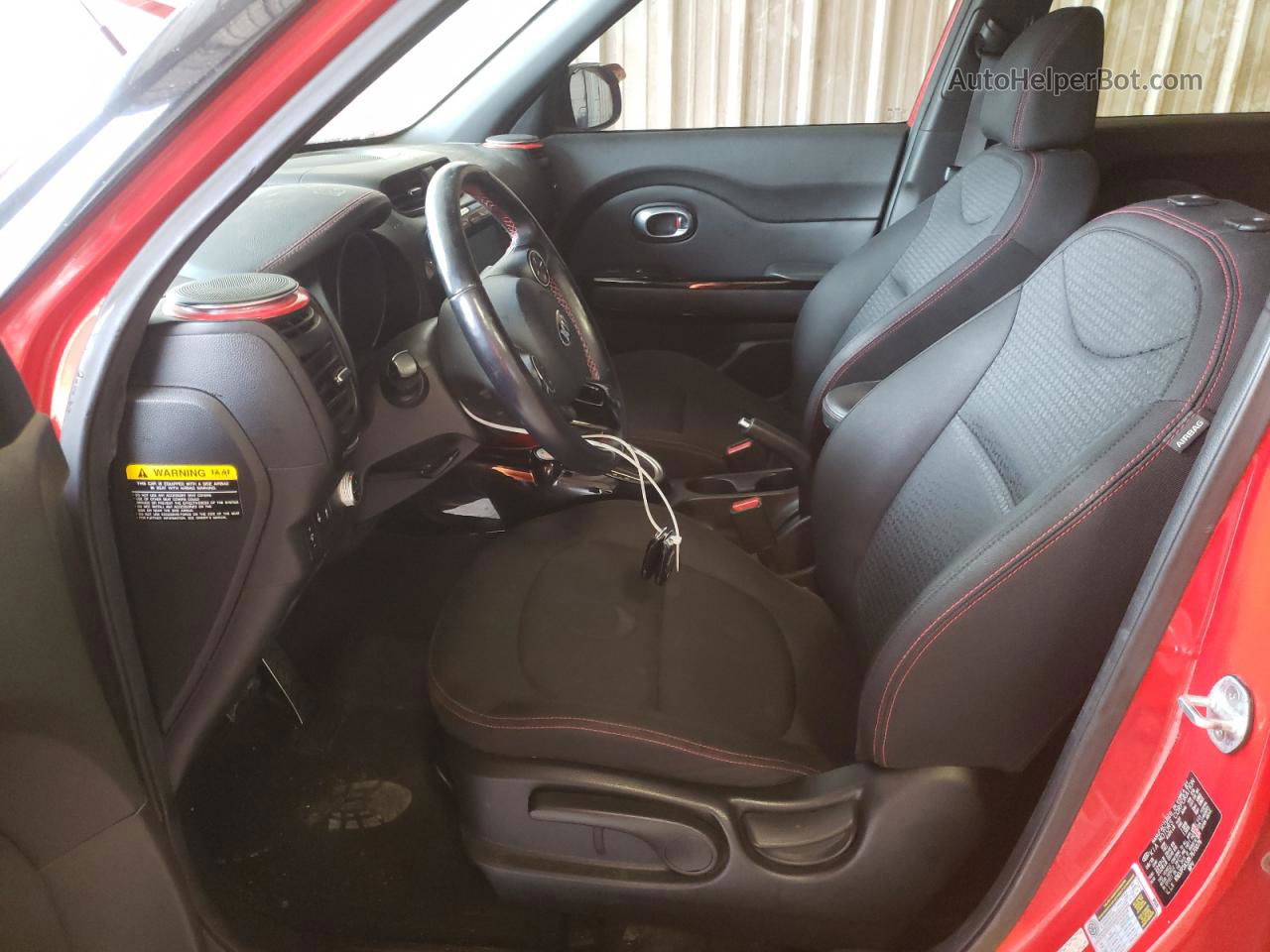 2019 Kia Soul + Red vin: KNDJP3A58K7670076