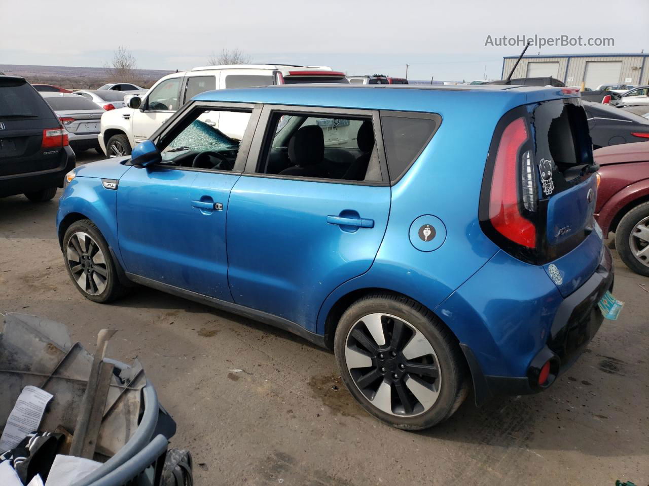 2016 Kia Soul + Blue vin: KNDJP3A59G7299579