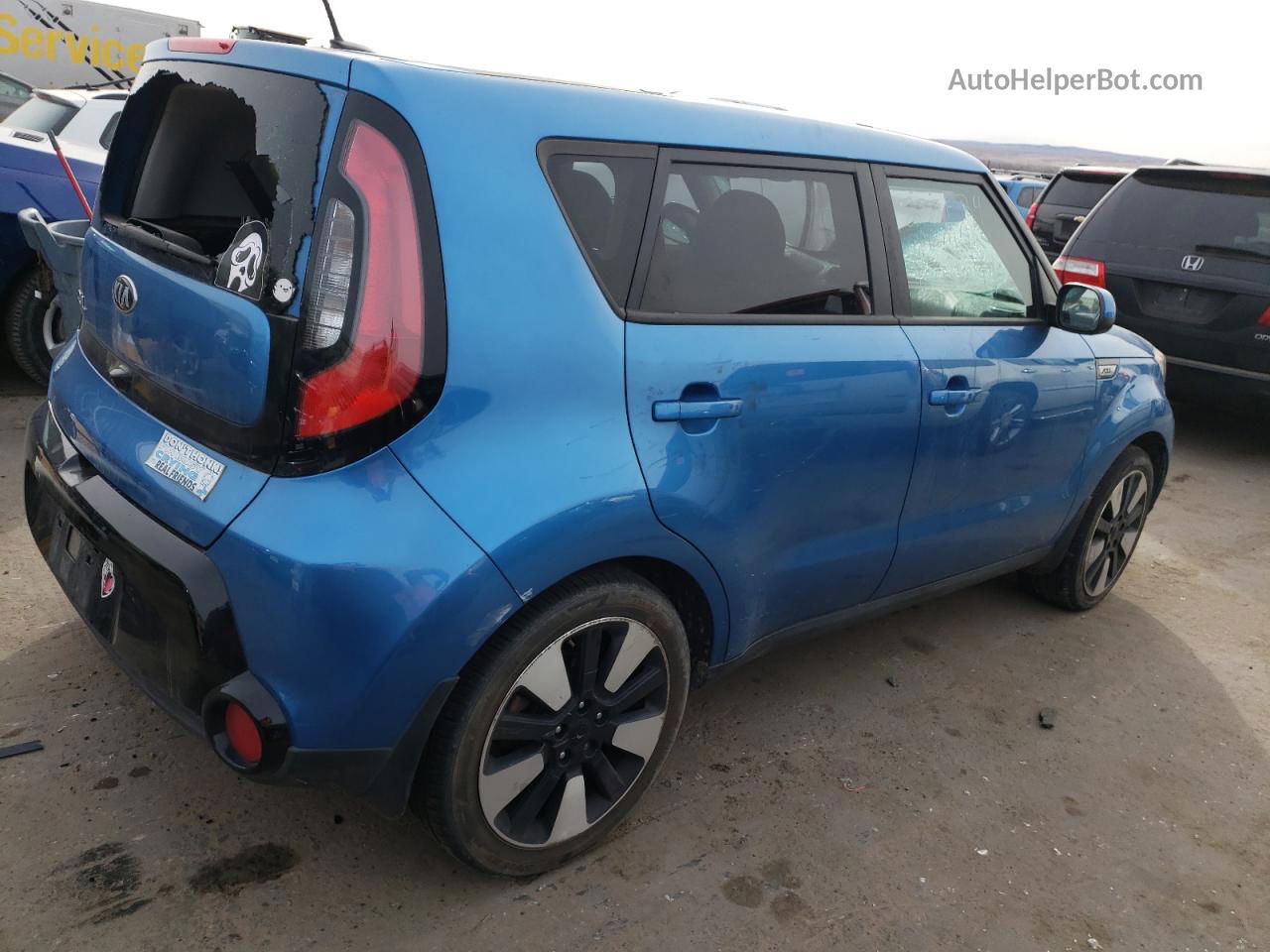 2016 Kia Soul + Blue vin: KNDJP3A59G7299579