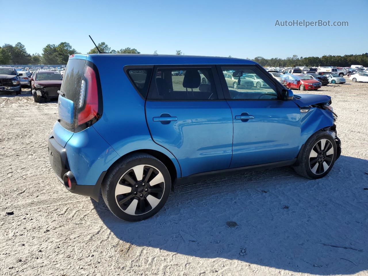 2016 Kia Soul + Blue vin: KNDJP3A59G7301850