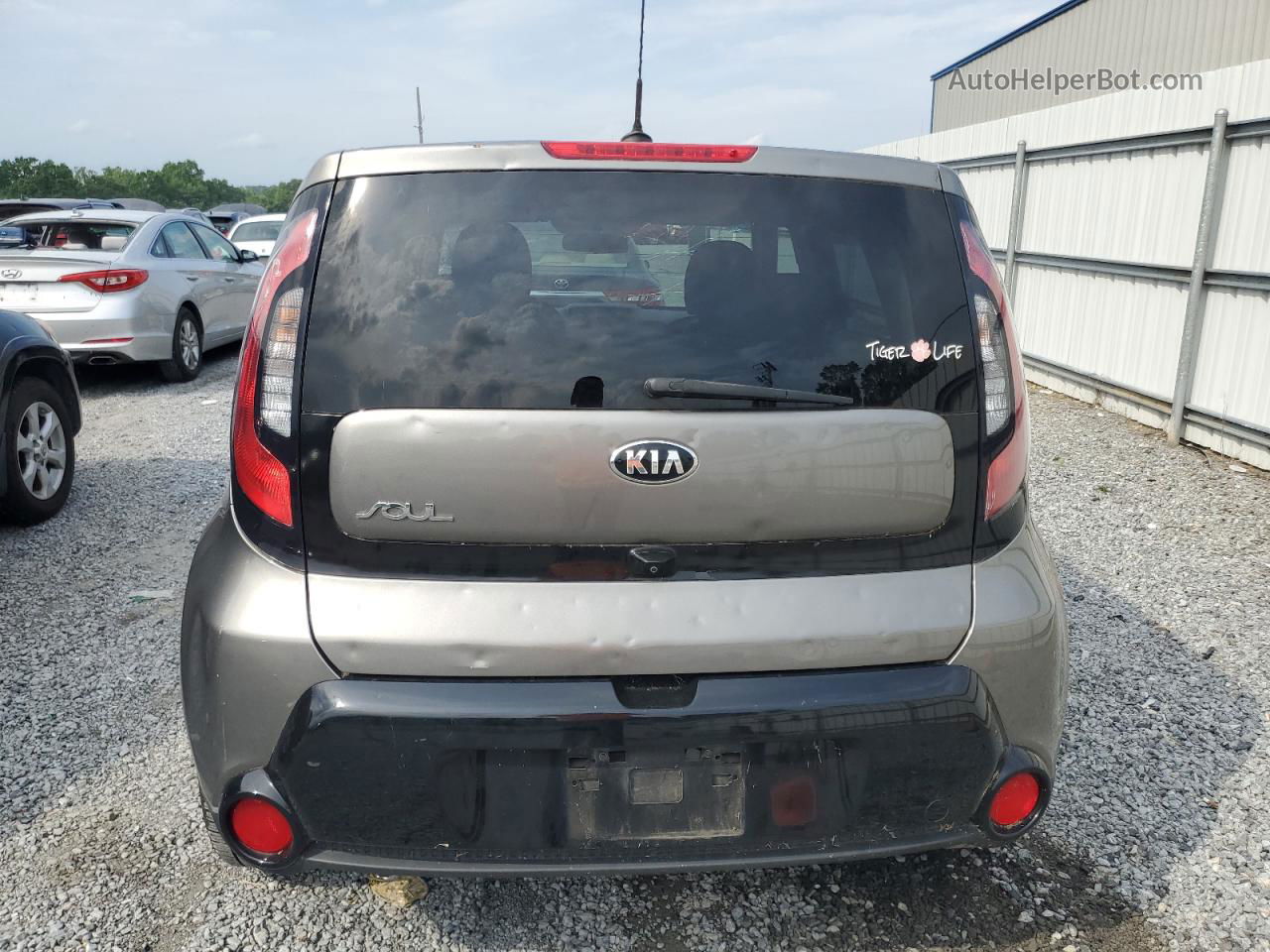 2016 Kia Soul + Серый vin: KNDJP3A59G7302643