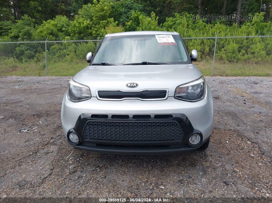 2016 Kia Soul + Silver vin: KNDJP3A59G7862078