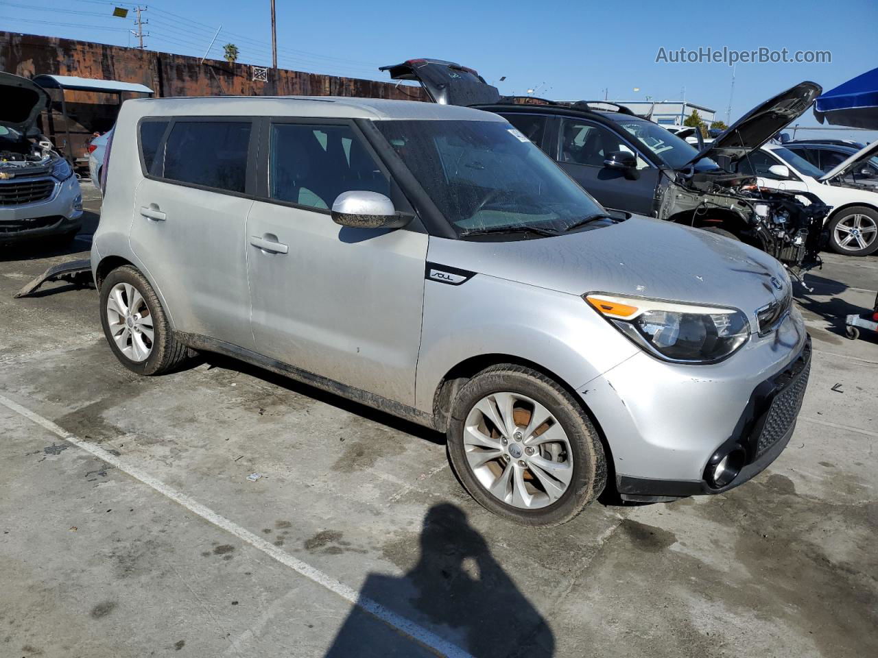 2016 Kia Soul + Silver vin: KNDJP3A59G7863747