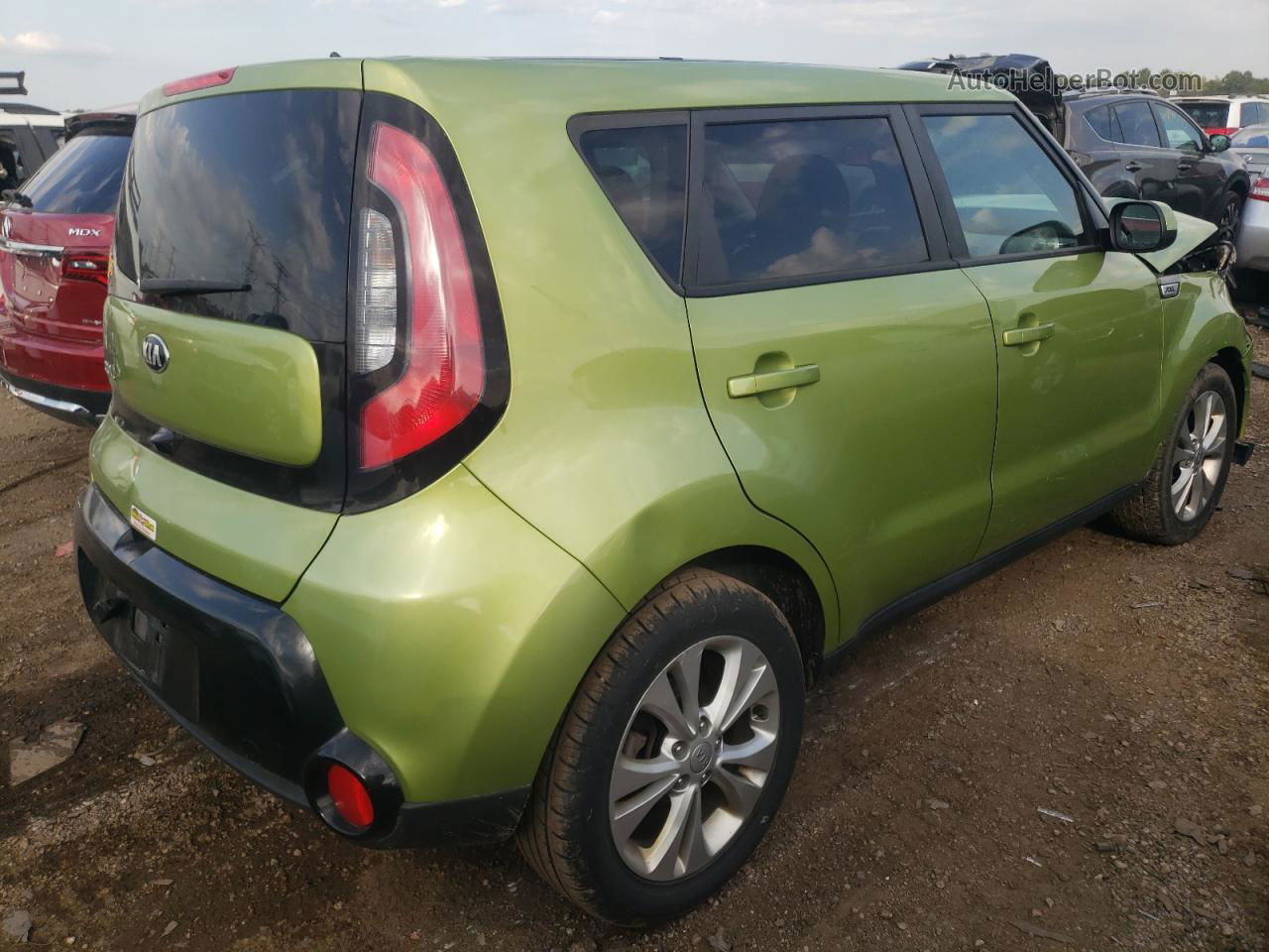 2016 Kia Soul + Зеленый vin: KNDJP3A59G7864736