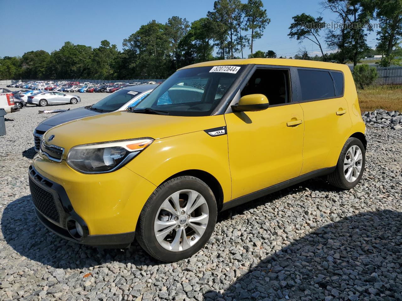 2016 Kia Soul + Yellow vin: KNDJP3A5XG7249726