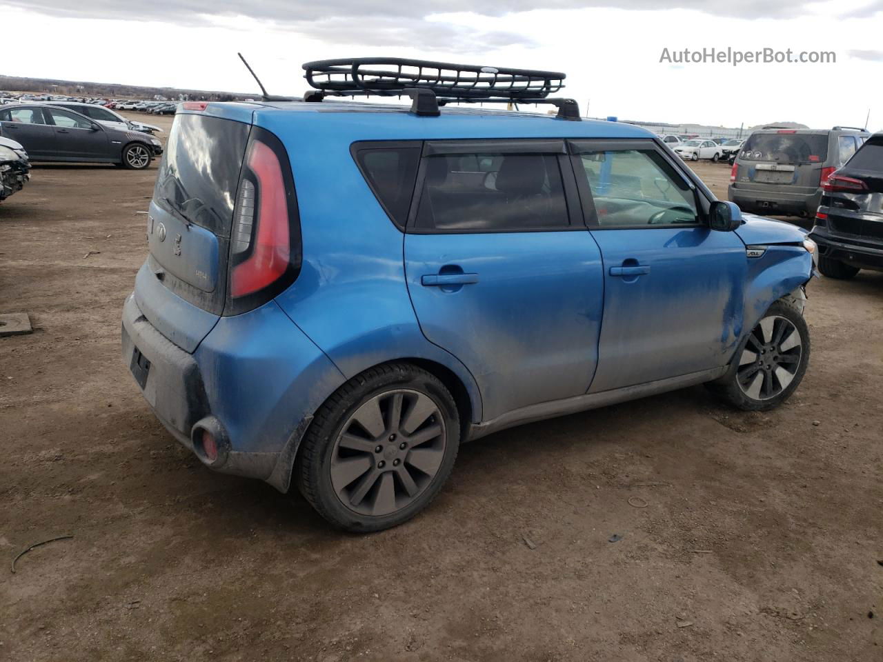 2016 Kia Soul + Blue vin: KNDJP3A5XG7360387