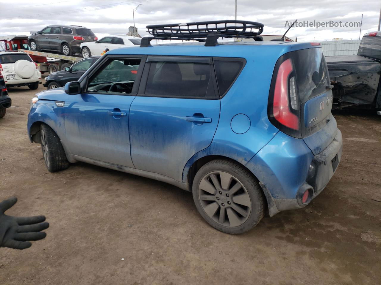 2016 Kia Soul + Blue vin: KNDJP3A5XG7360387