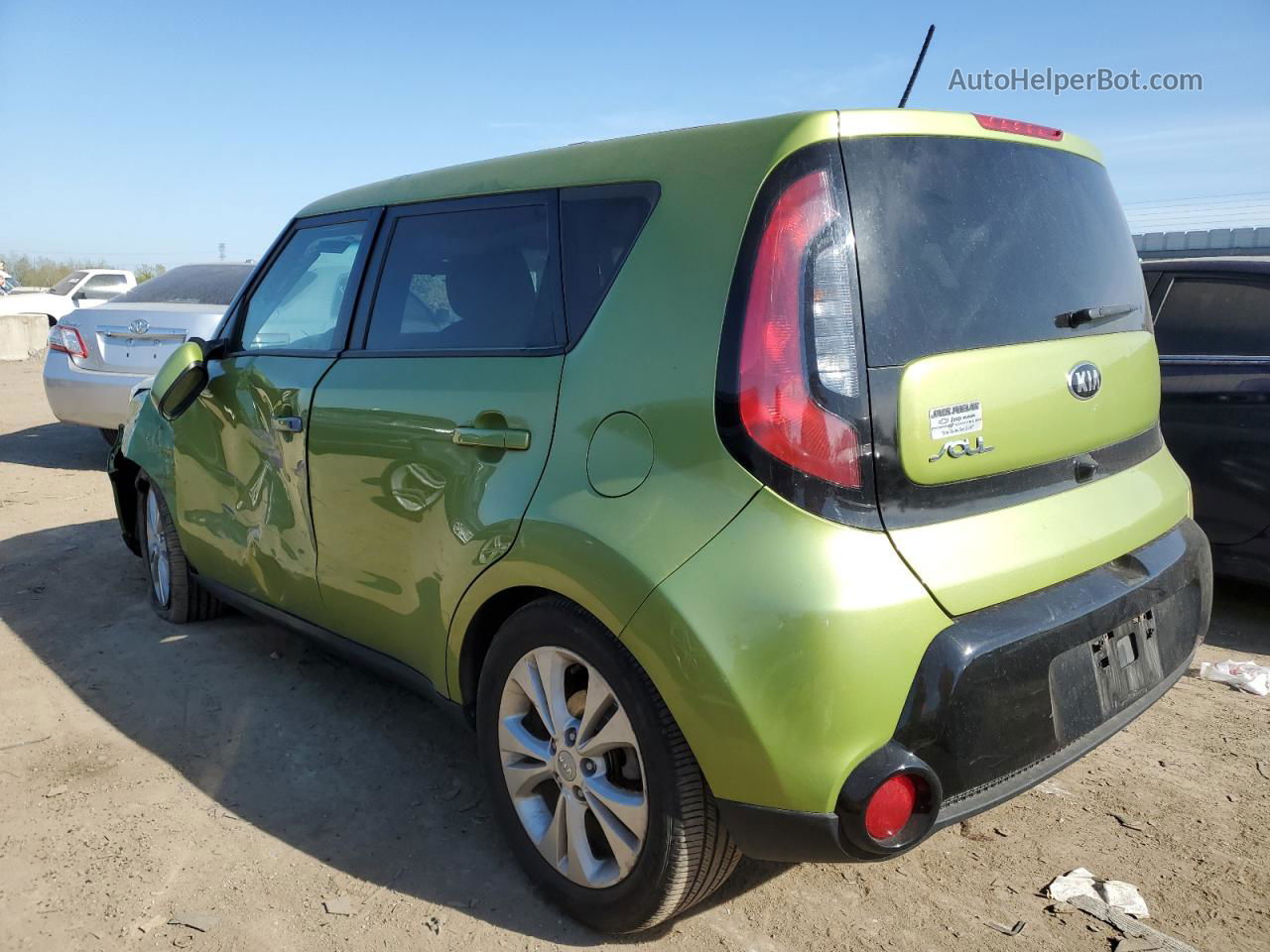 2016 Kia Soul + Green vin: KNDJP3A5XG7848495