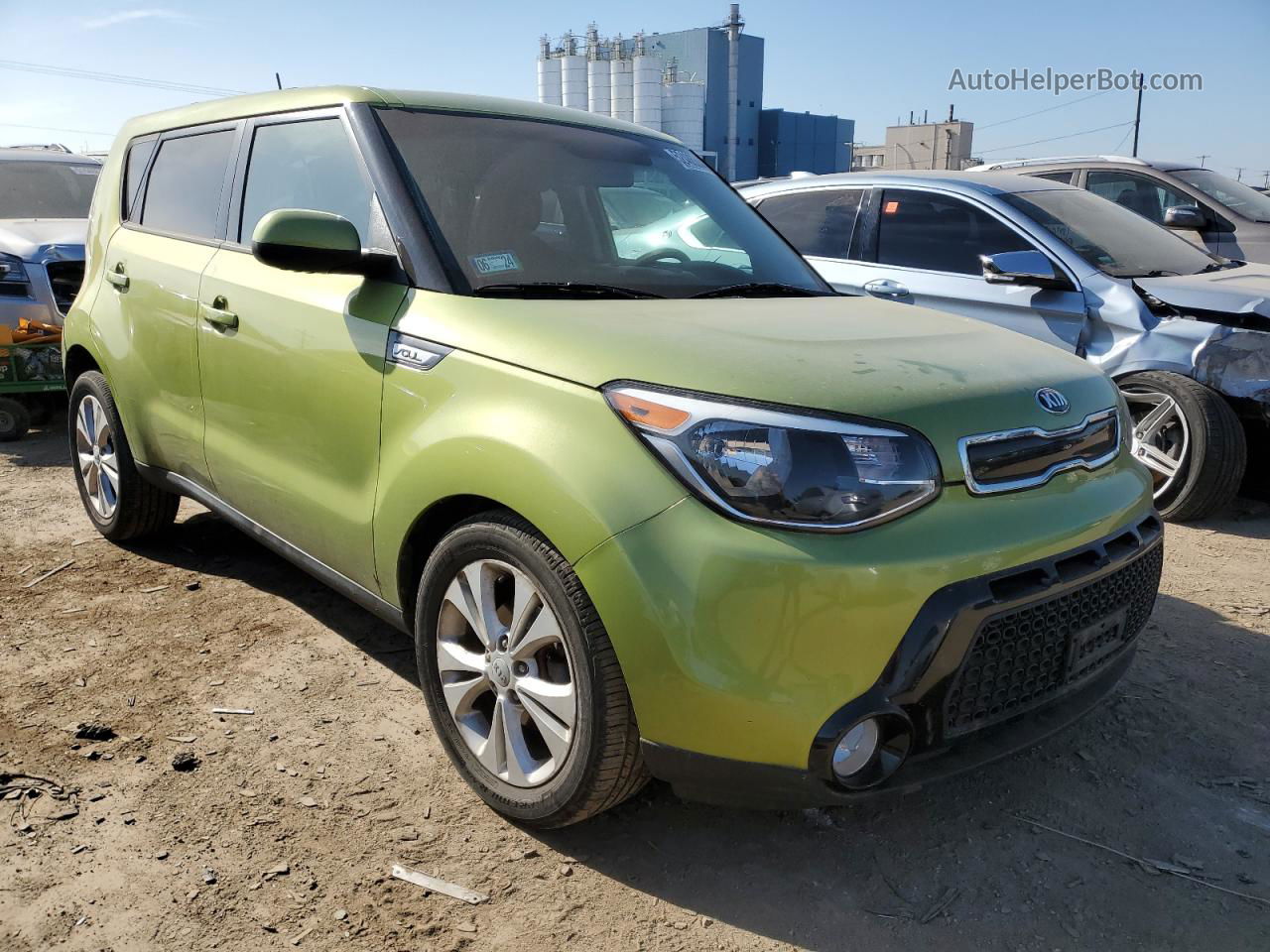 2016 Kia Soul + Green vin: KNDJP3A5XG7848495