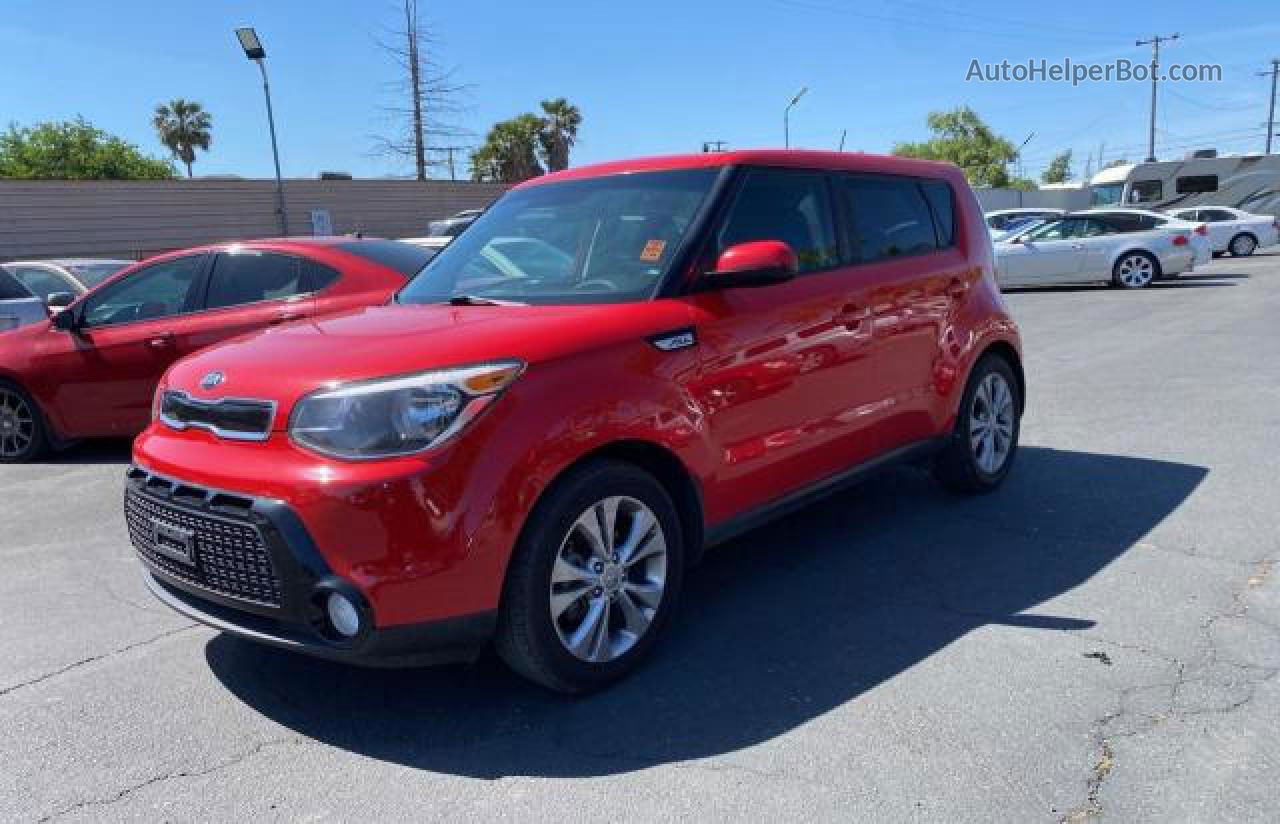 2016 Kia Soul + Red vin: KNDJP3A5XG7862543