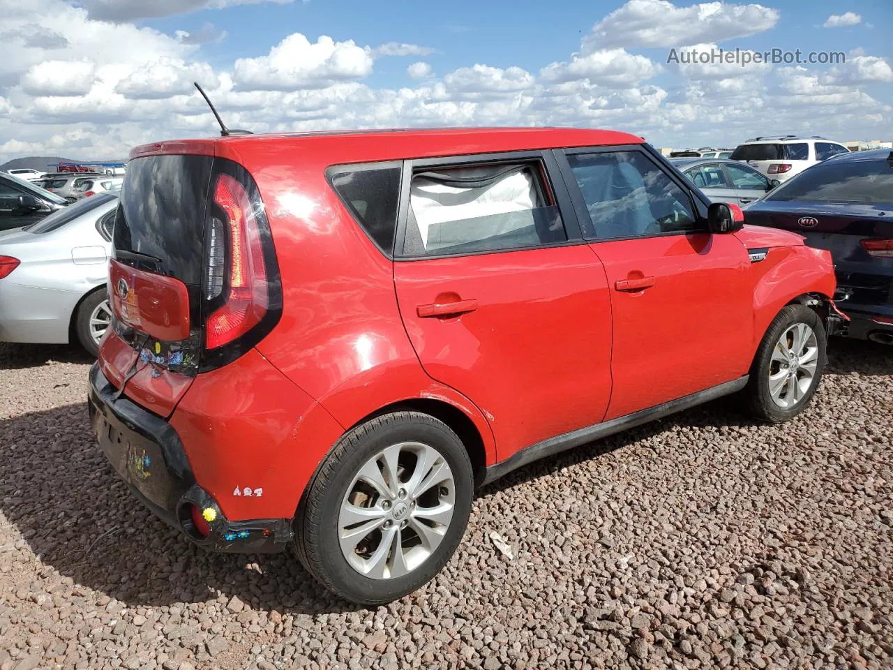 2016 Kia Soul + Red vin: KNDJP3A5XG7871632