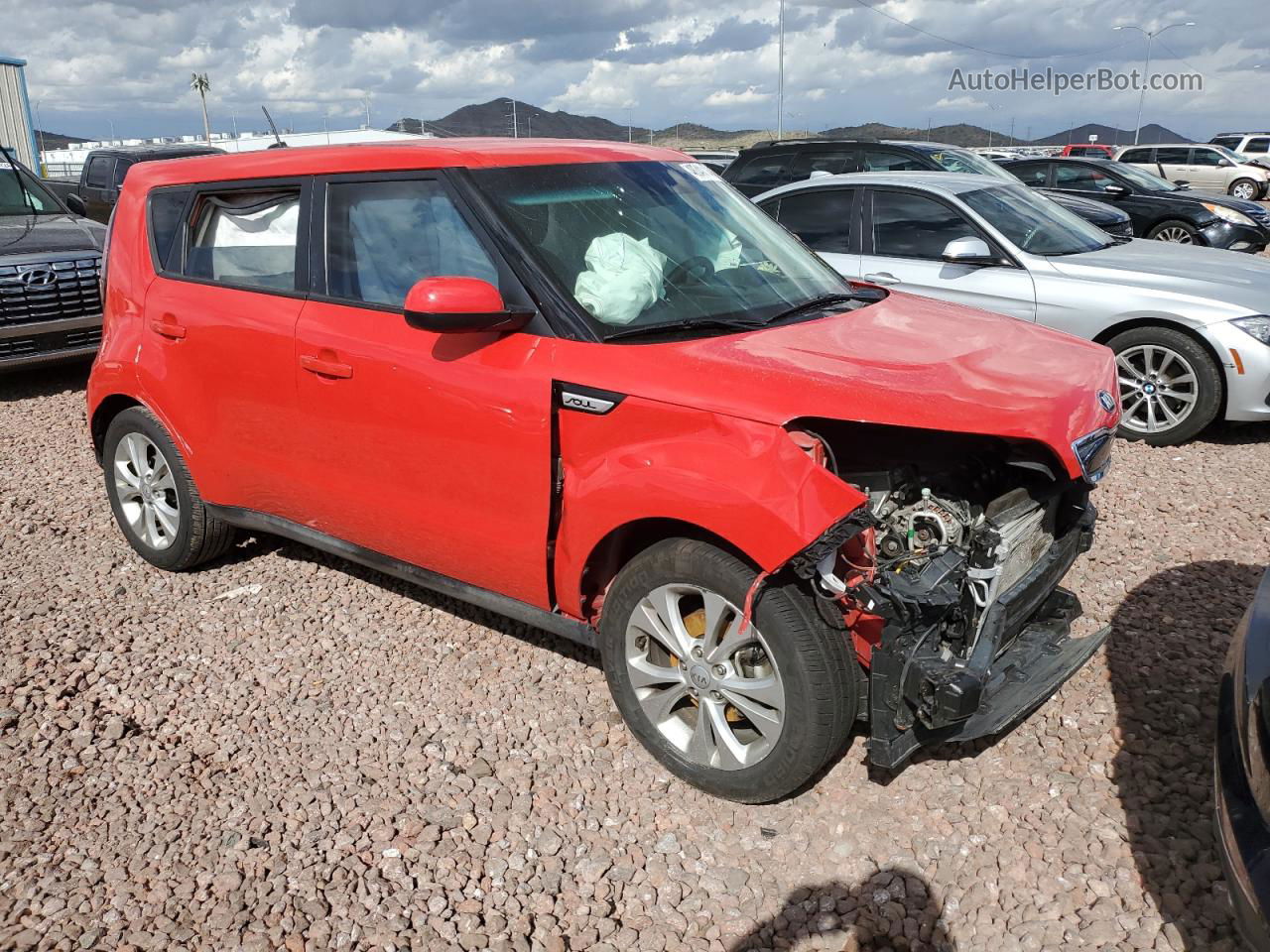 2016 Kia Soul + Red vin: KNDJP3A5XG7871632