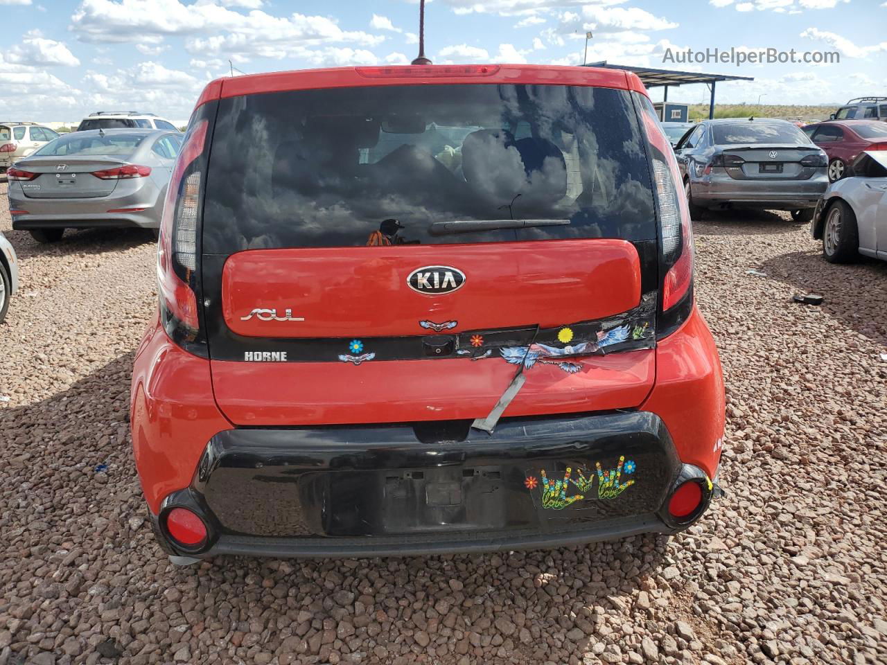 2016 Kia Soul + Red vin: KNDJP3A5XG7871632