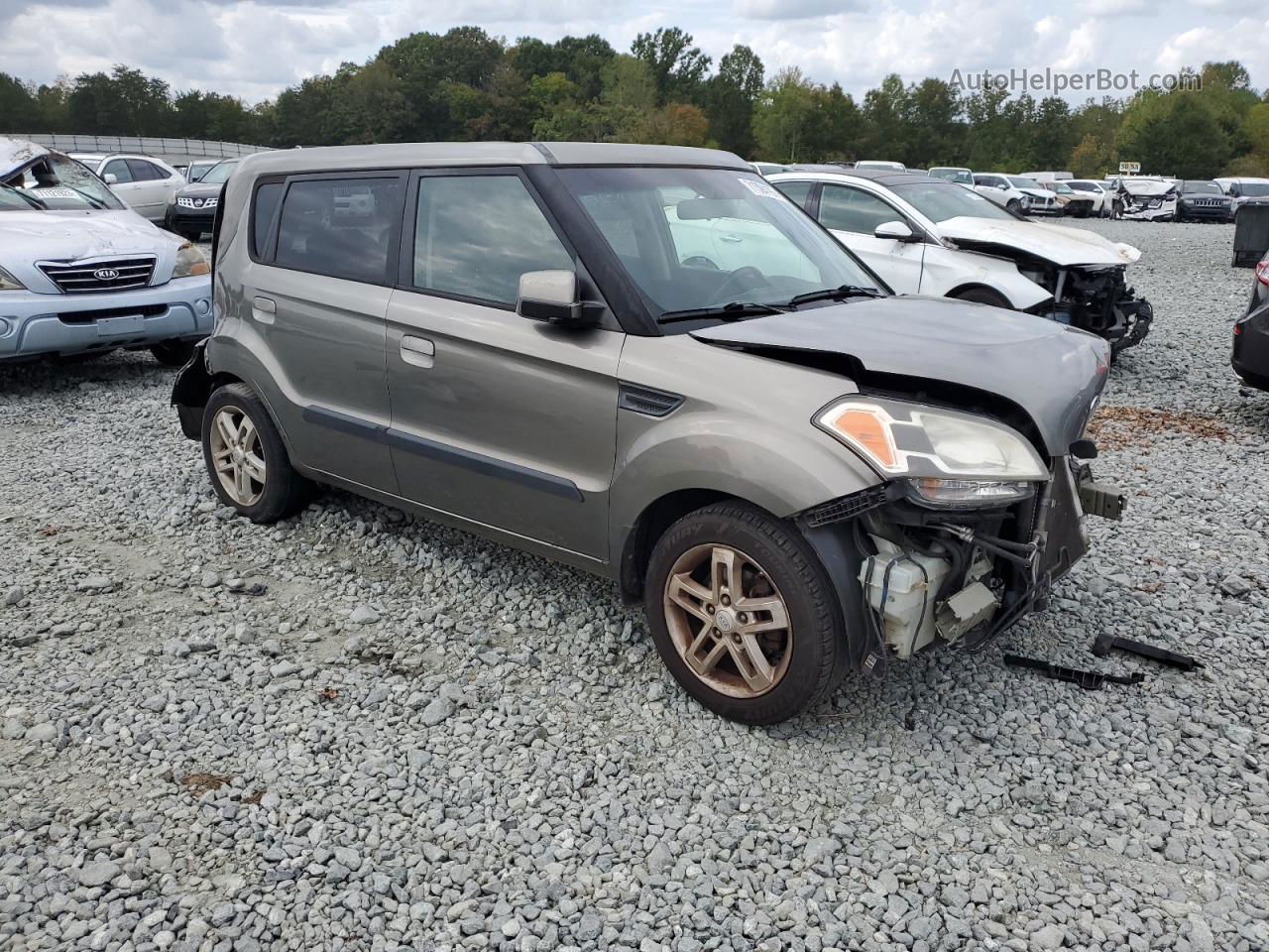 2010 Kia Soul + Gray vin: KNDJT2A20A7044161