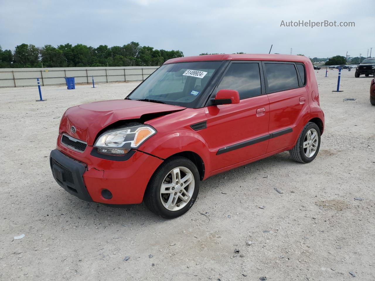 2010 Kia Soul + Red vin: KNDJT2A20A7052292