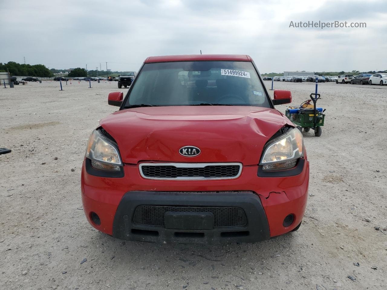 2010 Kia Soul + Красный vin: KNDJT2A20A7052292