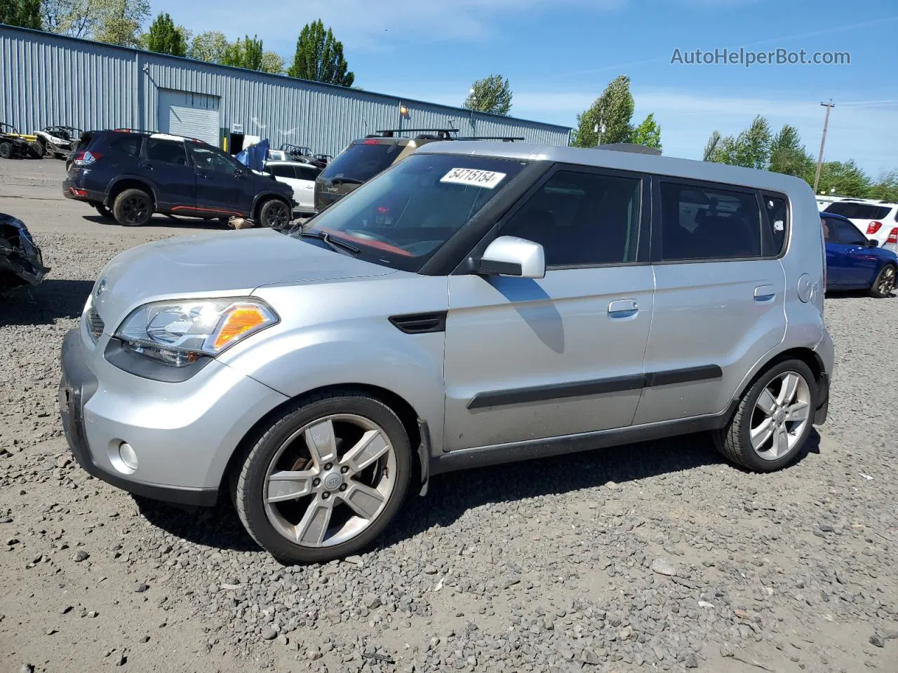 2010 Kia Soul + Gray vin: KNDJT2A20A7079556