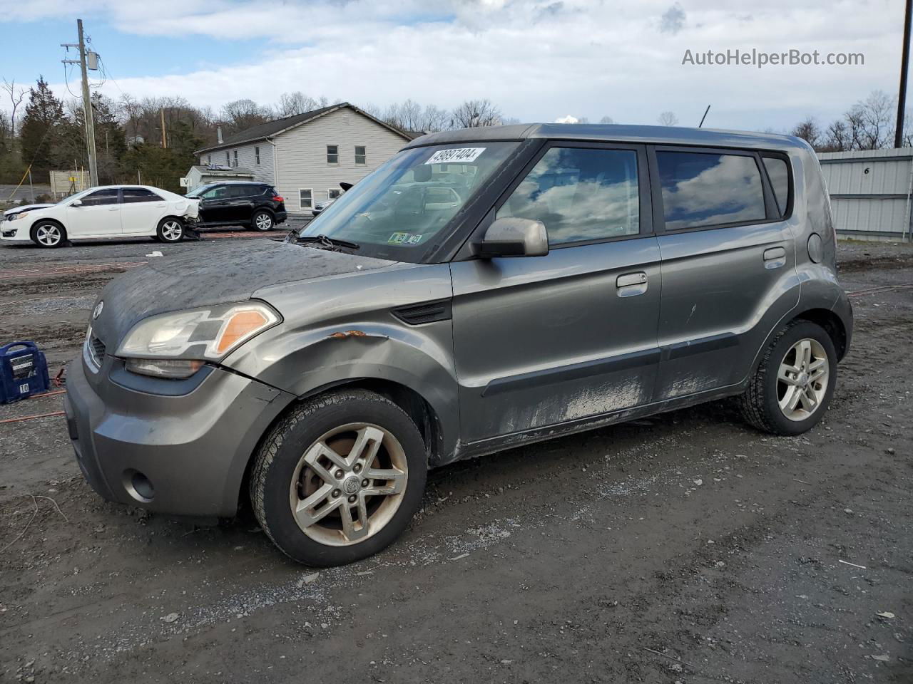 2010 Kia Soul + Желто-коричневый vin: KNDJT2A20A7087611