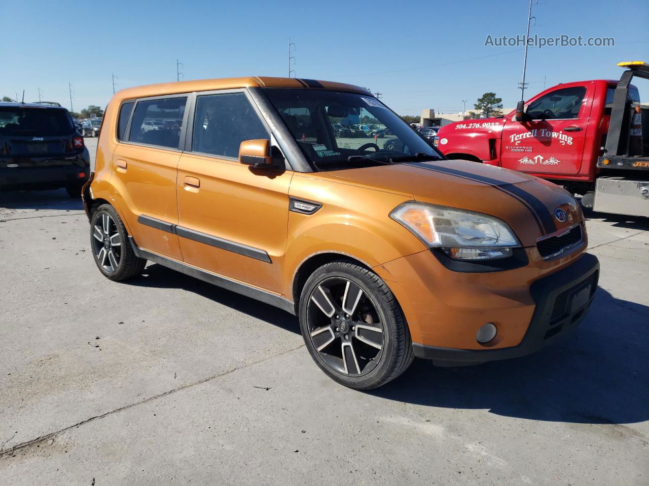 2010 Kia Soul + Orange vin: KNDJT2A20A7107727