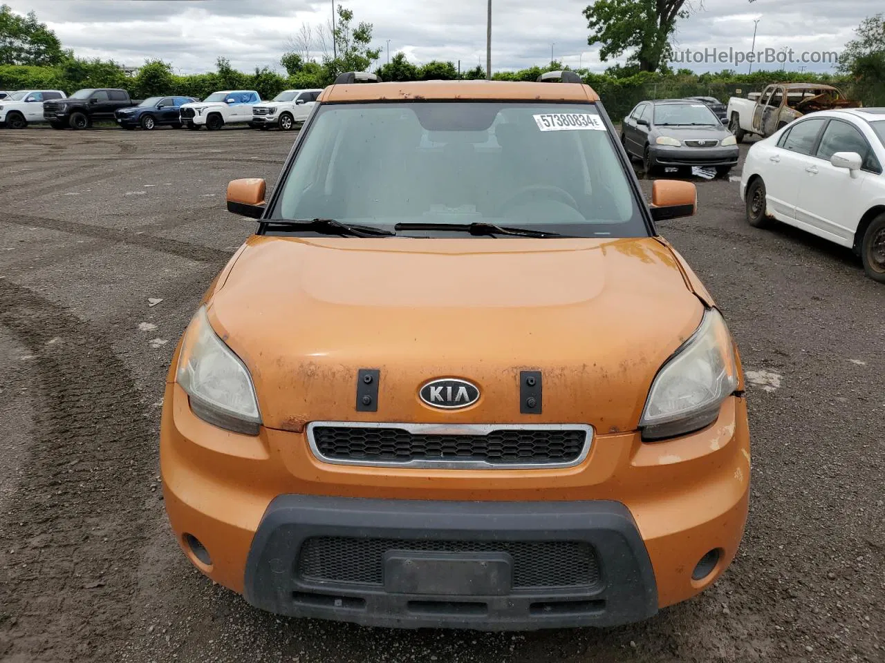 2010 Kia Soul + Orange vin: KNDJT2A20A7183447