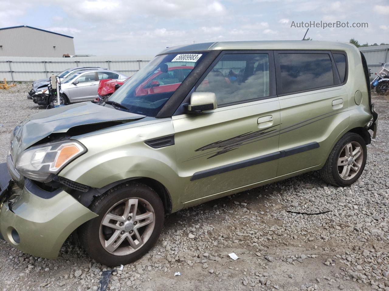 2010 Kia Soul + Green vin: KNDJT2A20A7189376