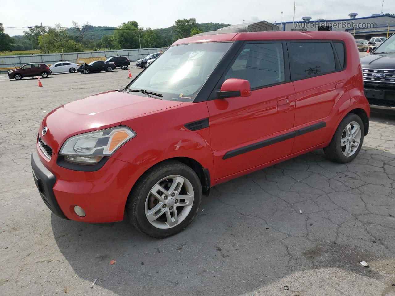 2010 Kia Soul + Red vin: KNDJT2A21A7034285