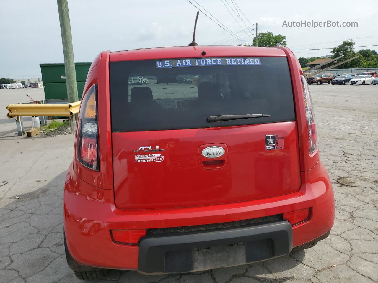 2010 Kia Soul + Red vin: KNDJT2A21A7034285