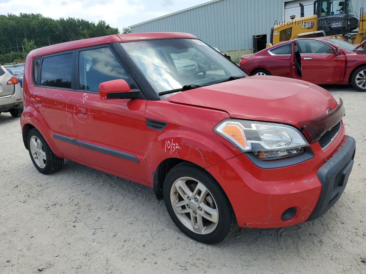 2010 Kia Soul + Красный vin: KNDJT2A21A7165667