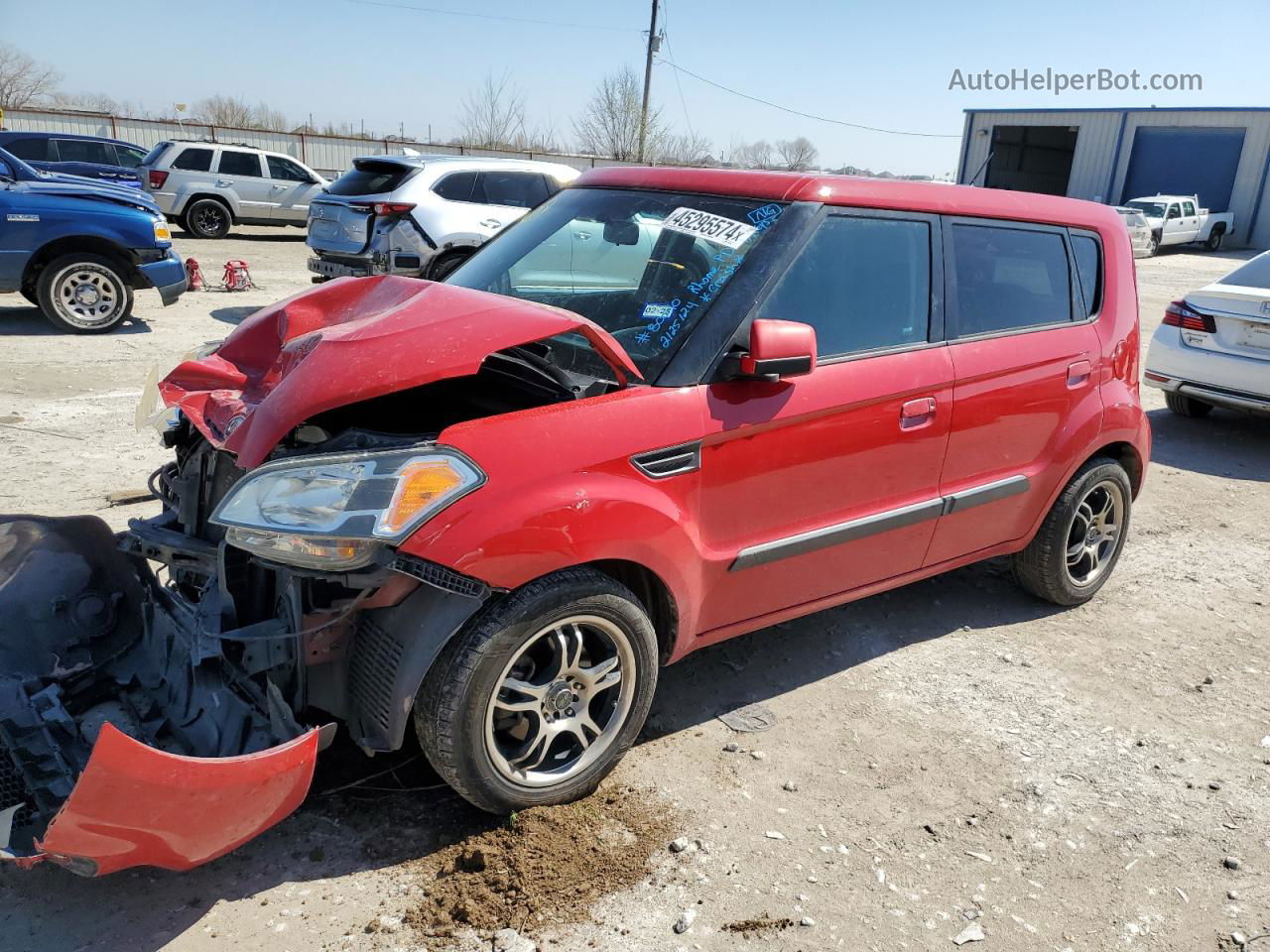 2010 Kia Soul + Red vin: KNDJT2A22A7159750