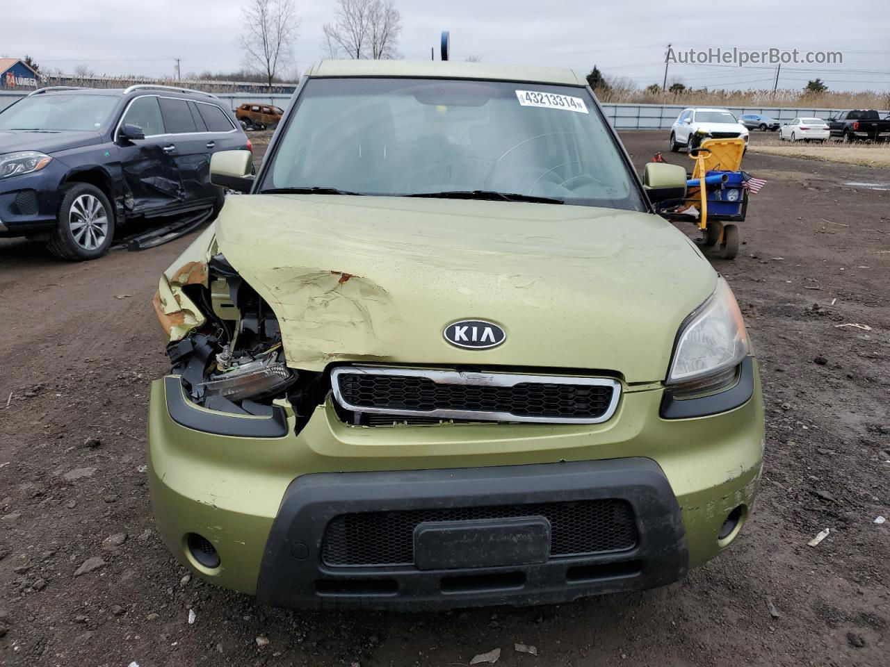 2010 Kia Soul + Green vin: KNDJT2A23A7068437