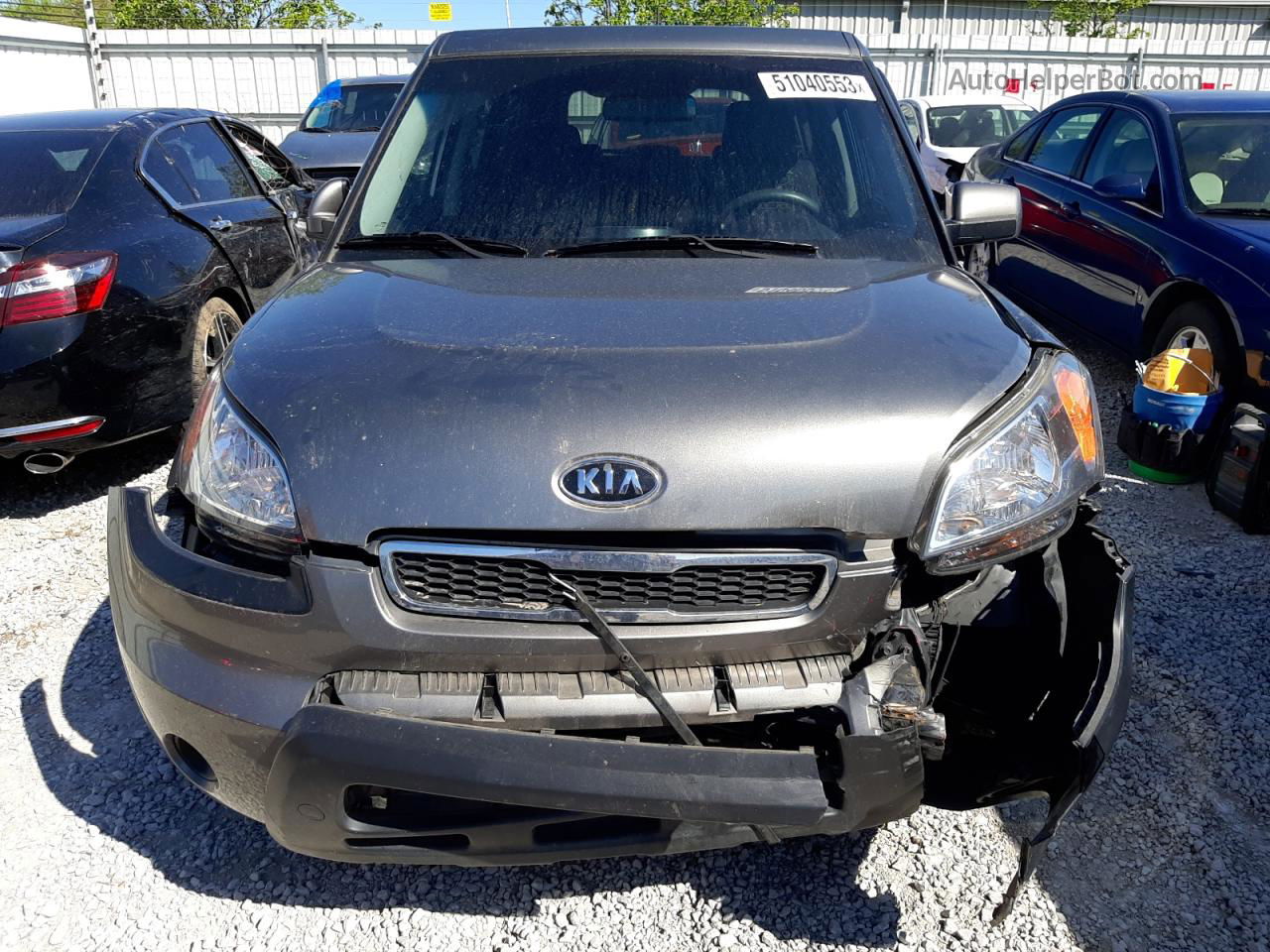 2010 Kia Soul + Gray vin: KNDJT2A23A7124375