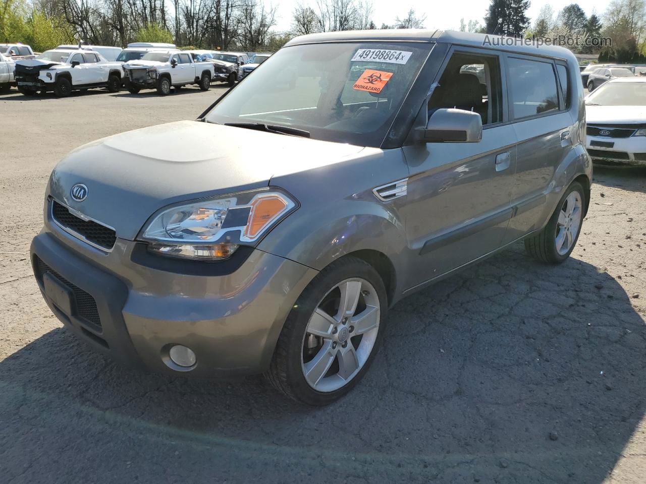 2010 Kia Soul + Gray vin: KNDJT2A23A7169316