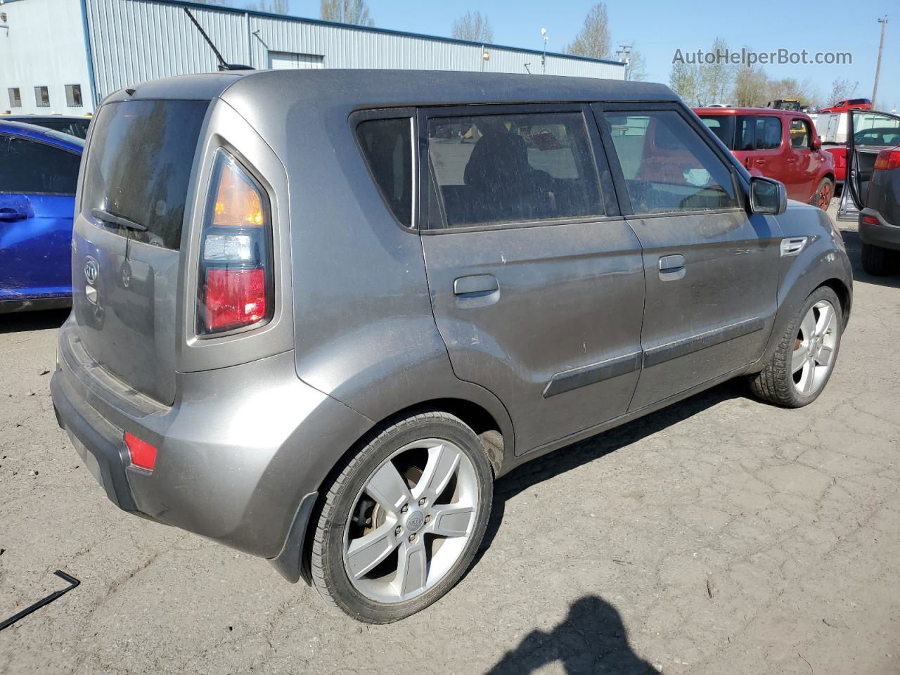 2010 Kia Soul + Gray vin: KNDJT2A23A7169316