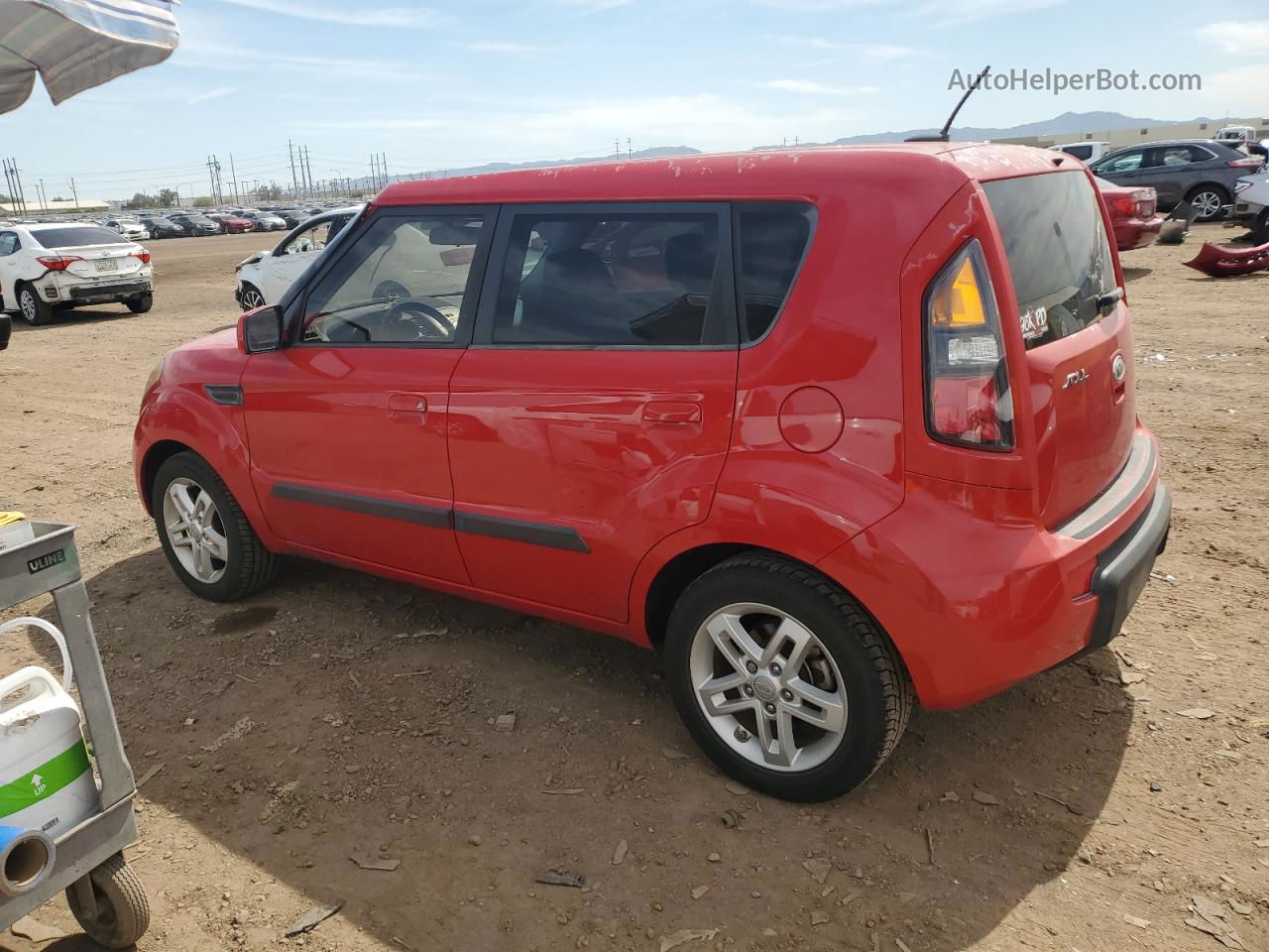 2010 Kia Soul + Red vin: KNDJT2A24A7103499