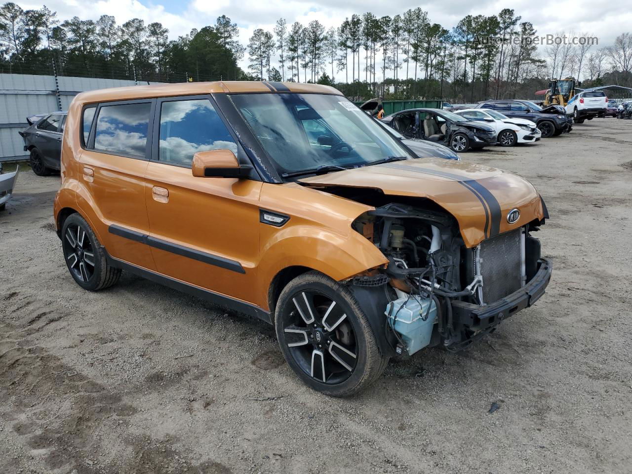 2010 Kia Soul + Orange vin: KNDJT2A24A7111859