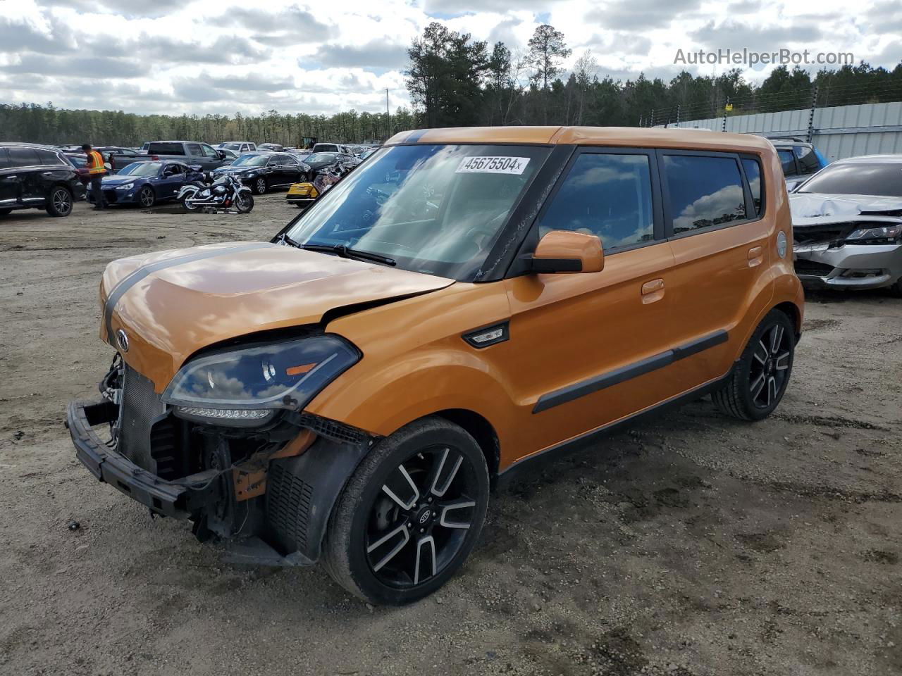 2010 Kia Soul + Orange vin: KNDJT2A24A7111859