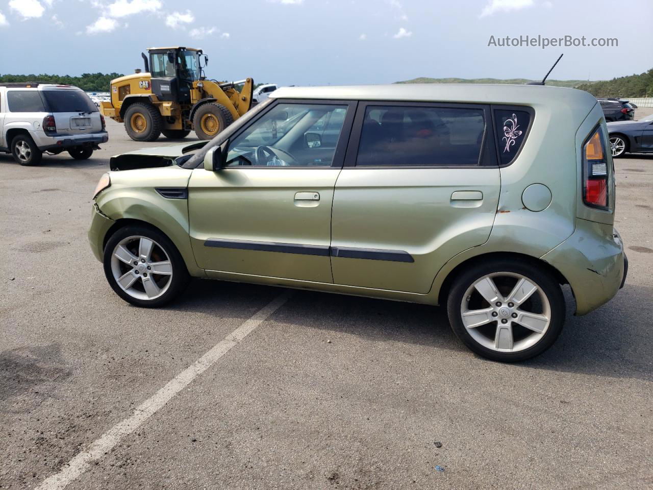 2010 Kia Soul + Green vin: KNDJT2A24A7159104