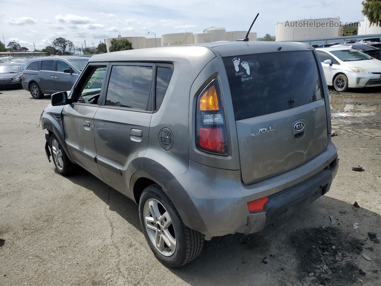 2010 Kia Soul + Gray vin: KNDJT2A24A7163170