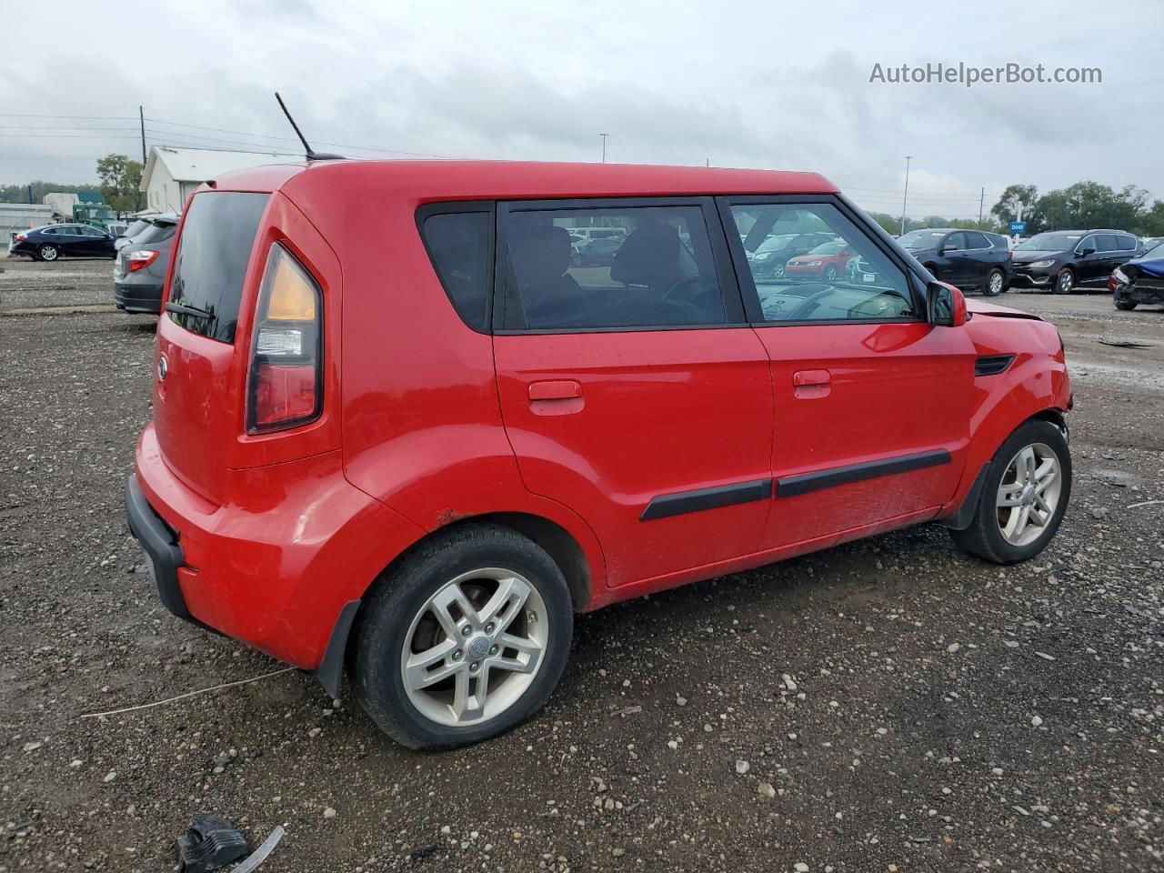 2010 Kia Soul + Red vin: KNDJT2A24A7180261