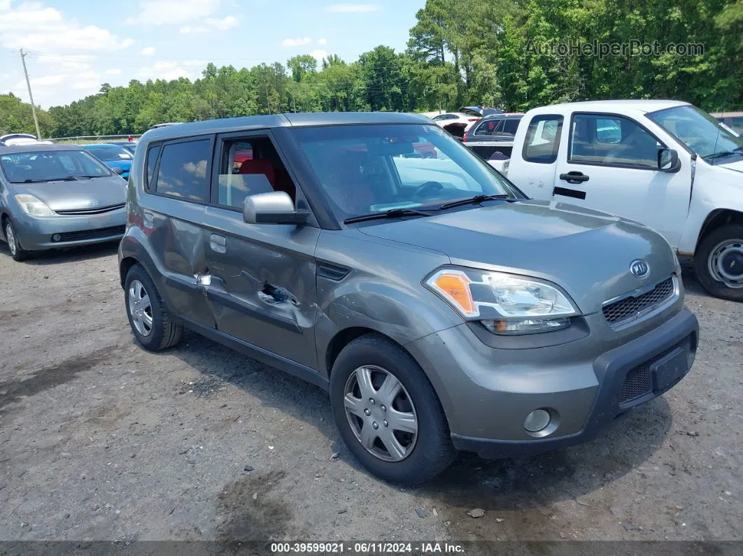 2010 Kia Soul Sport Gray vin: KNDJT2A25A7047556