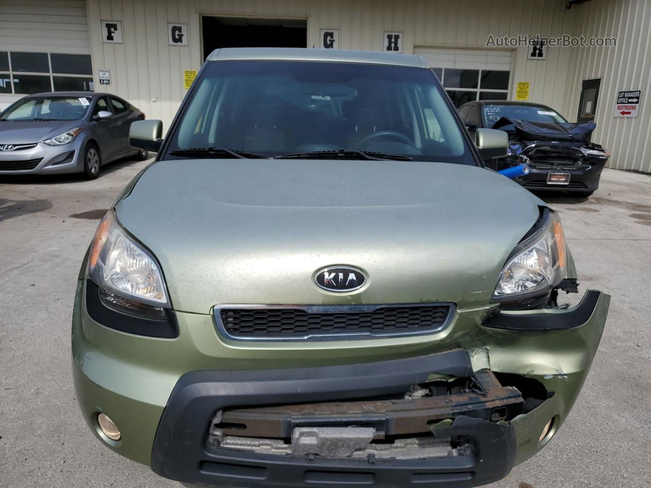 2010 Kia Soul + Green vin: KNDJT2A25A7061702