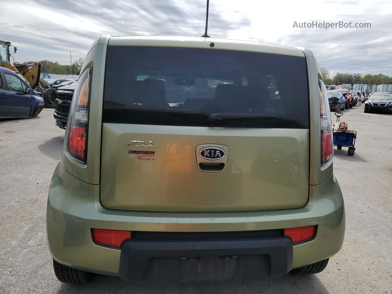 2010 Kia Soul + Green vin: KNDJT2A25A7061702