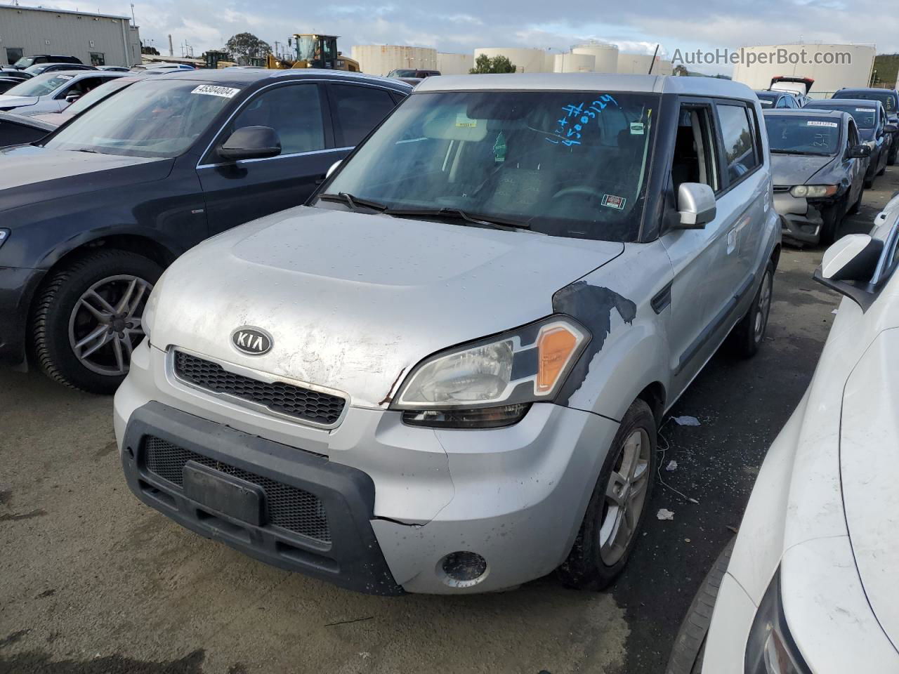 2010 Kia Soul + Gray vin: KNDJT2A25A7089211