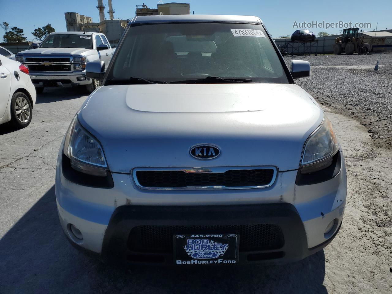 2010 Kia Soul + Серебряный vin: KNDJT2A25A7702959