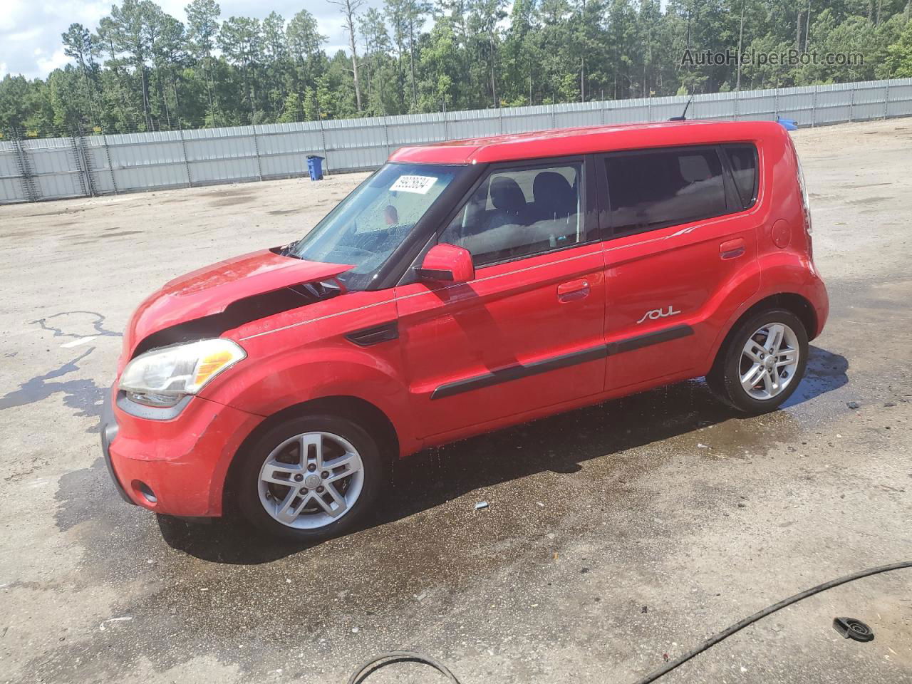 2010 Kia Soul + Red vin: KNDJT2A26A7114505