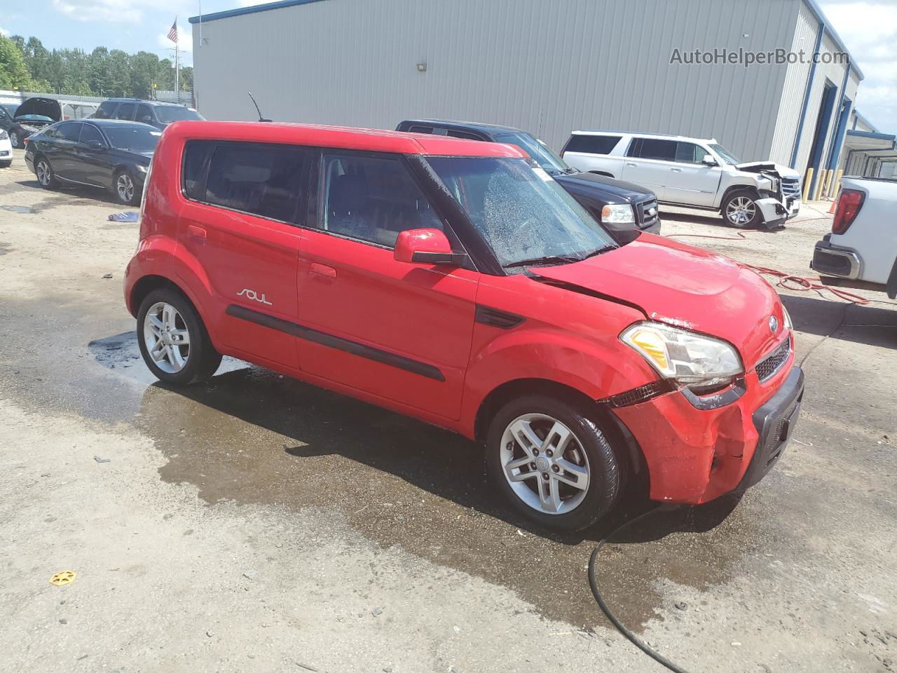 2010 Kia Soul + Красный vin: KNDJT2A26A7114505