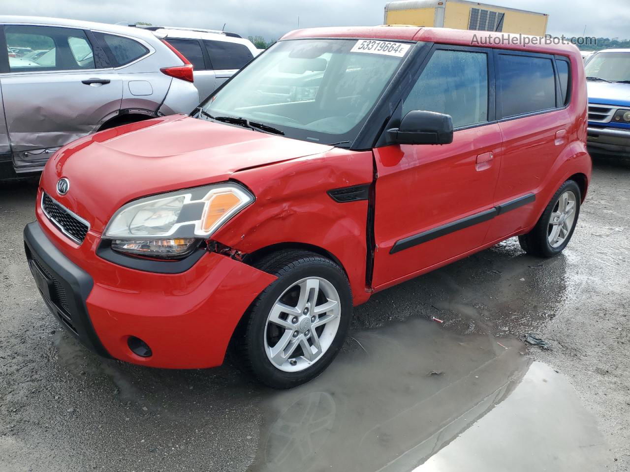 2010 Kia Soul + Red vin: KNDJT2A26A7177278