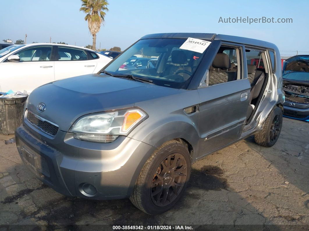 2010 Kia Soul + Gray vin: KNDJT2A26A7178818